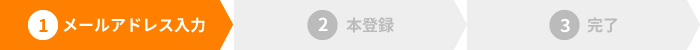 1.メールアドレス入力